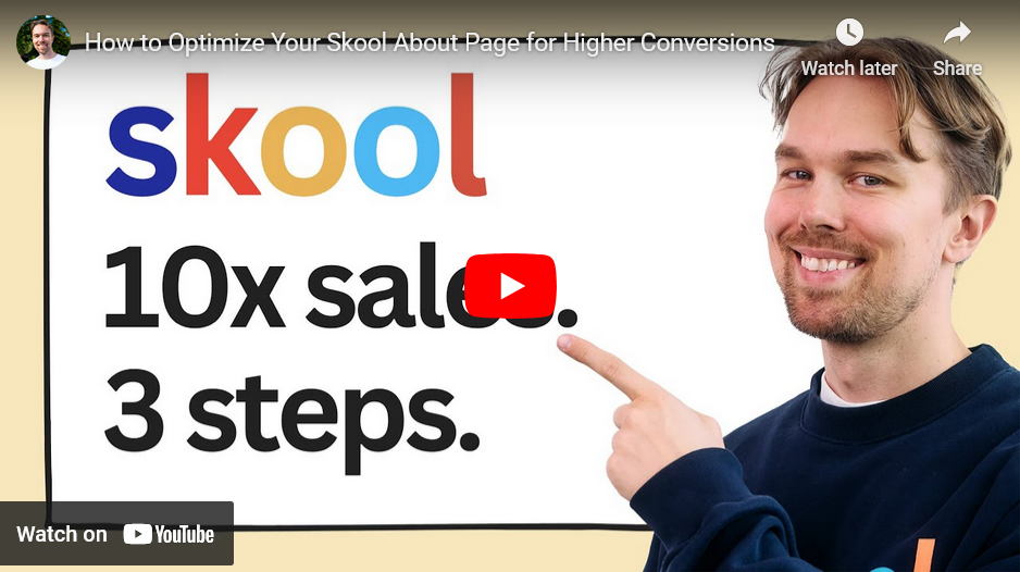 How to Optimize Your Skool About Page for Higher Conversions and Sales | Elite How To